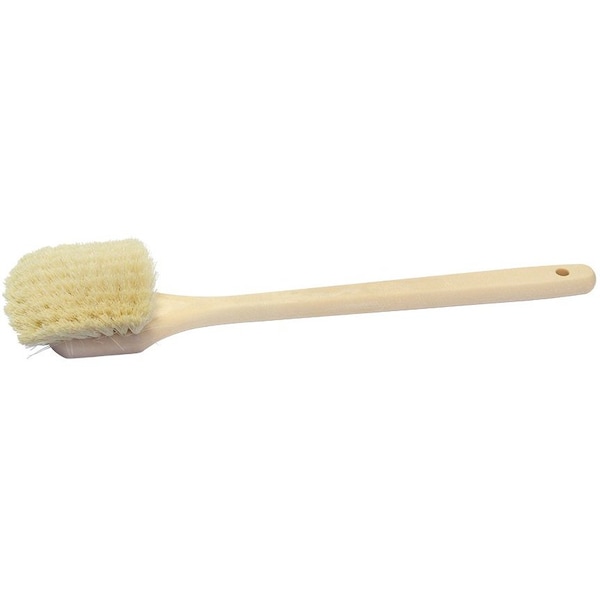 Utility Brush, 20 in Synthetic Block, White Tampico Fill, 12PK